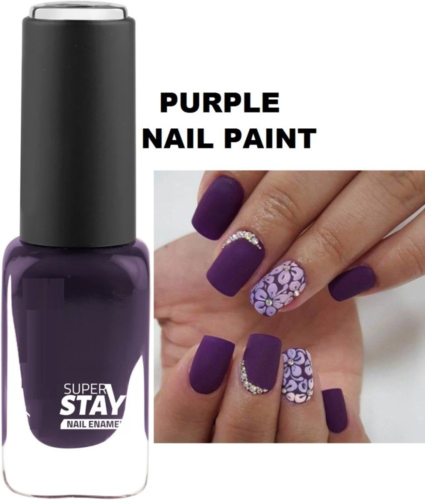 Purple spiral - My polished nails